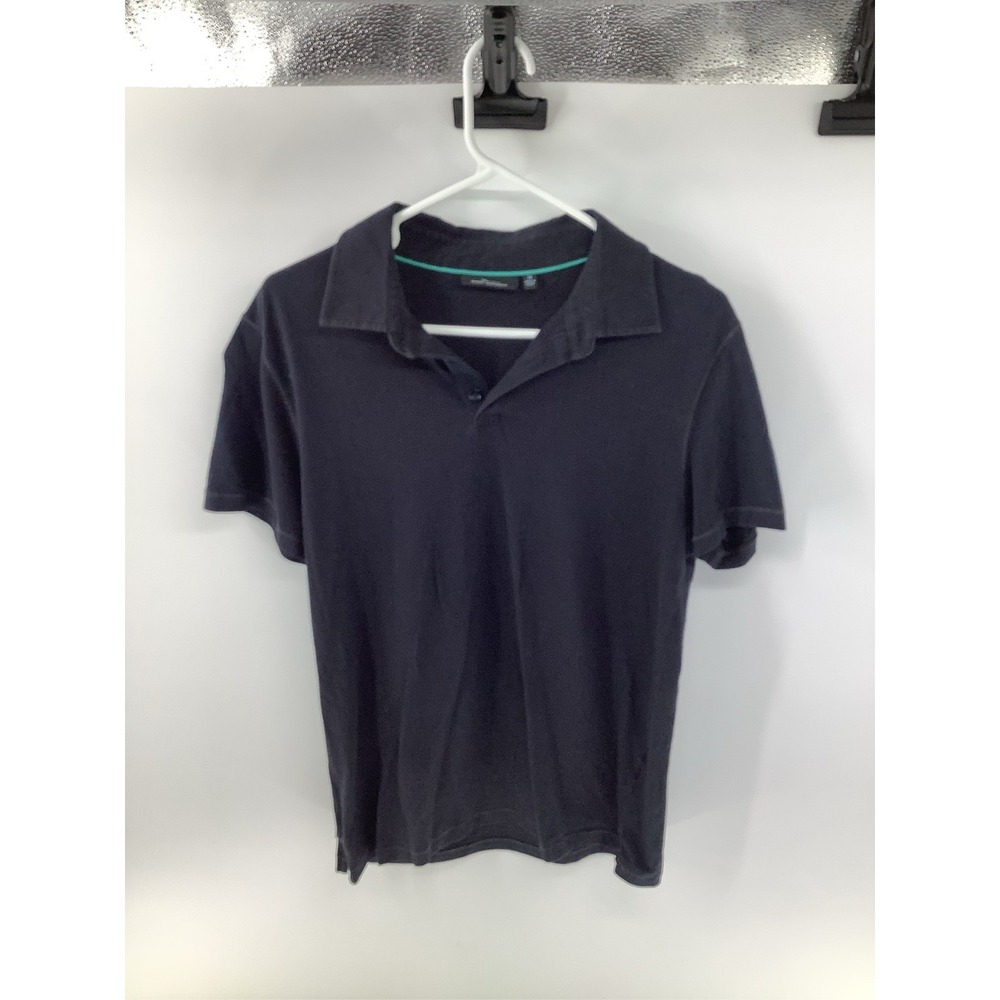 Marc Anthony Mens Short Sleeve Polo Shirt Dark Navy Blue Size M Regular Fit